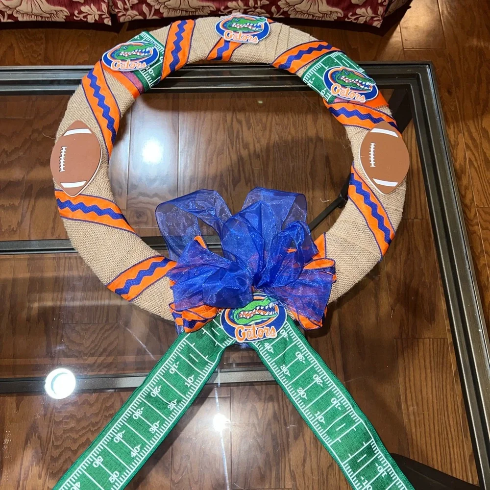 University of Florida handmade wreath